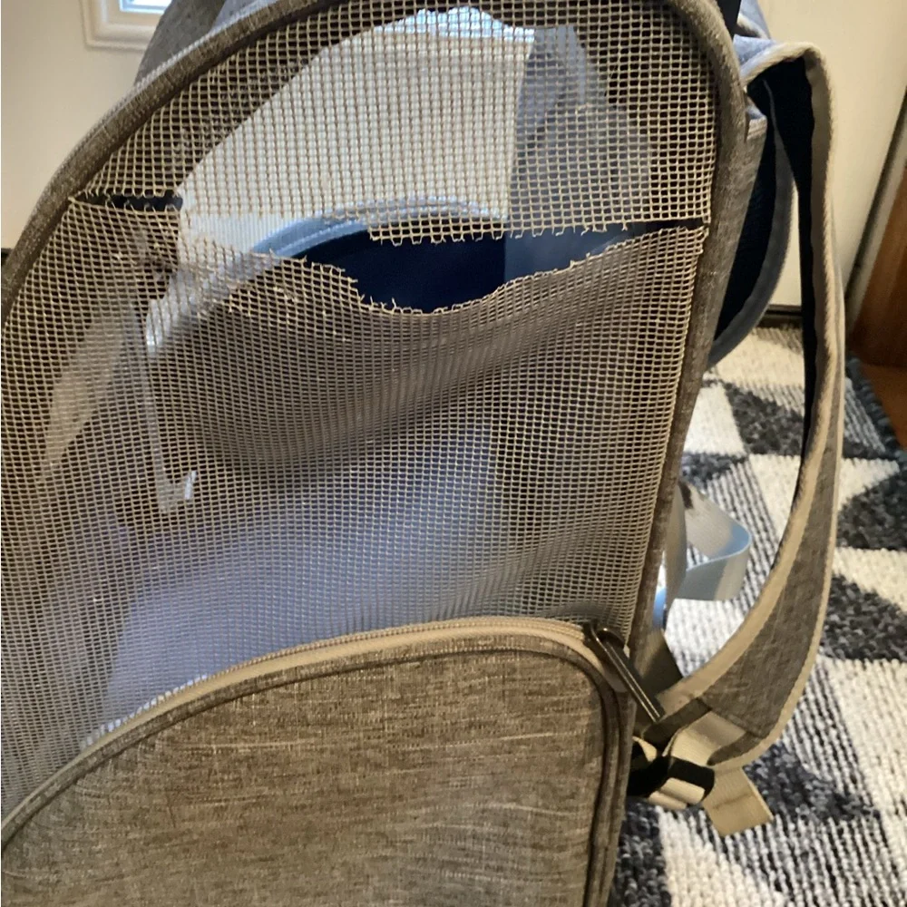 Lollimeow Pet Rolling Carrier Backpack
